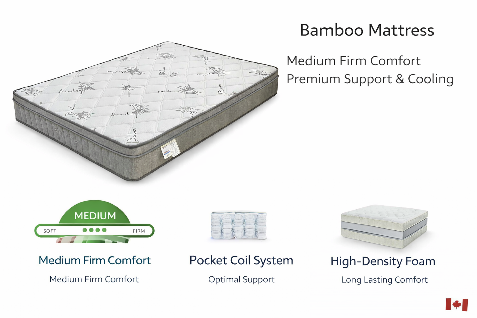 10" Slumber Mattress – Medium Firm