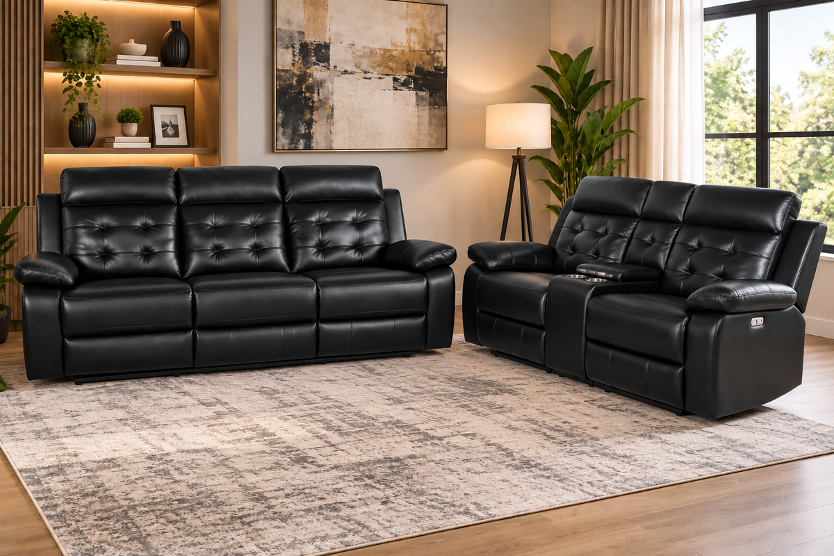 Berkely Recliner set Sofa + Loveseat