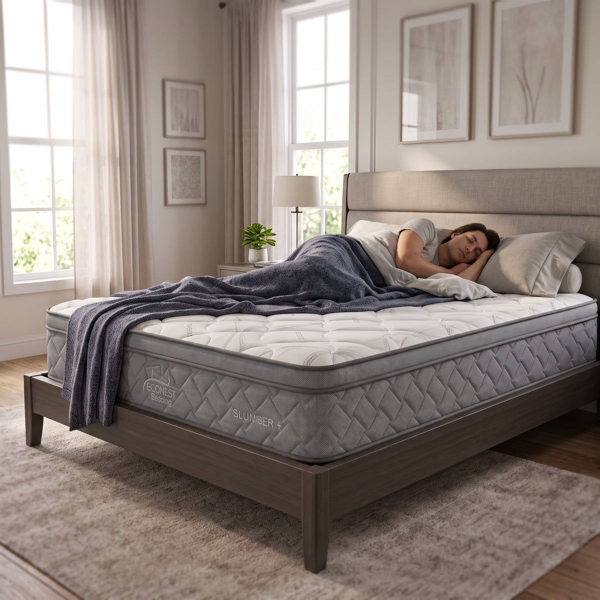 12" Slumber+  Mattress – Medium Firm