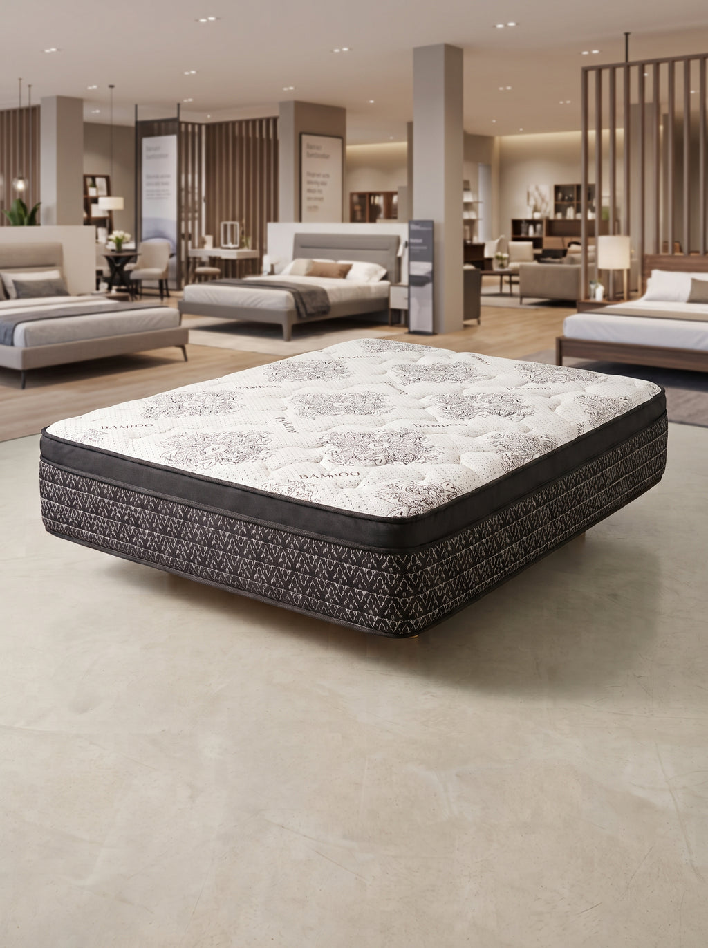 10" Ex Firm Mattress (Rock and Rose)