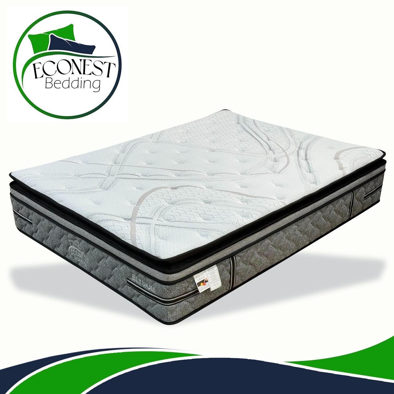 Mattress with Econest Bedding logo on a white background