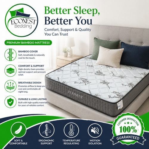 10" Ortho+ Mattress – Pocket Coil