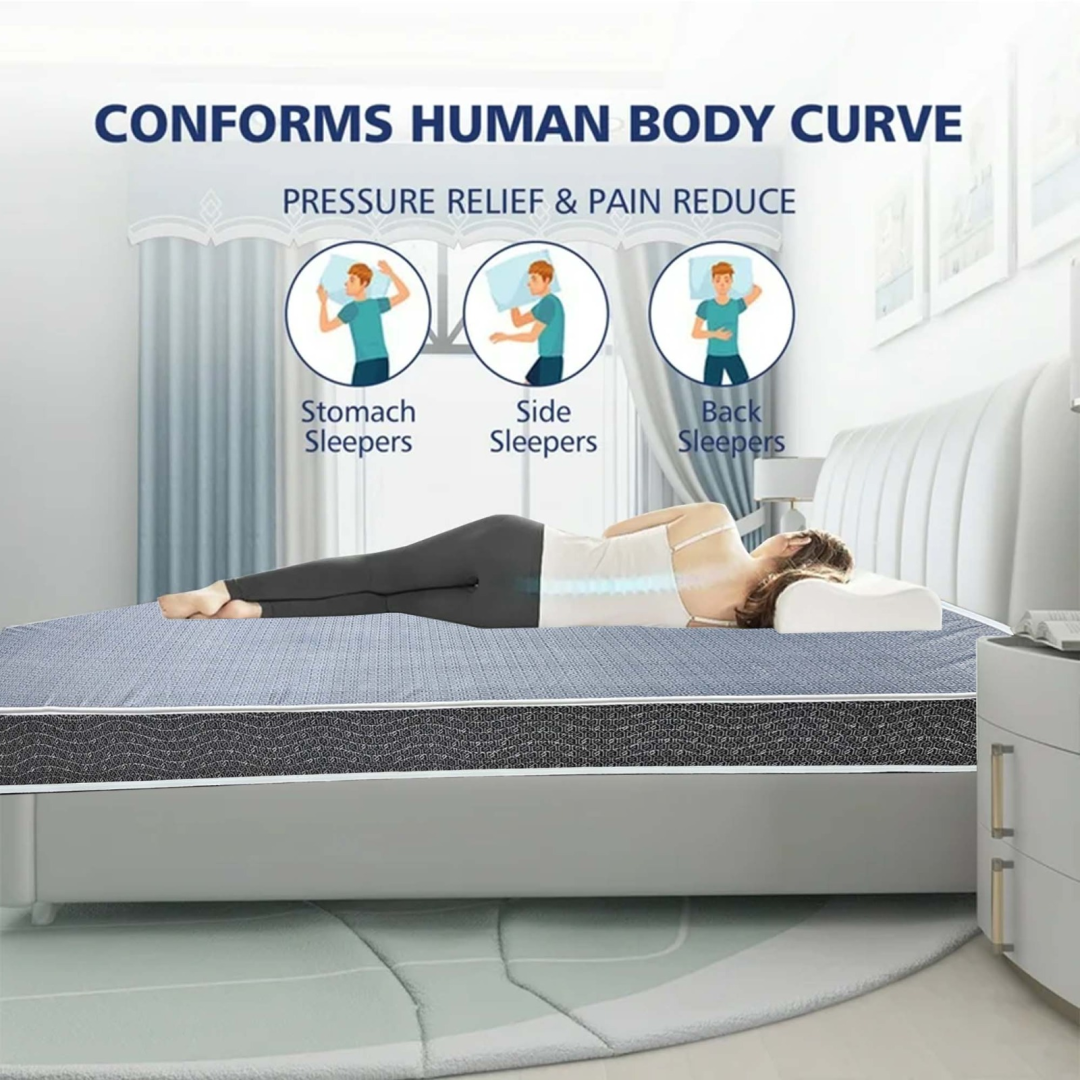 7-Inch Bamboo Foam Mattress – Medium Firm, All-Foam Comfort - Image 2