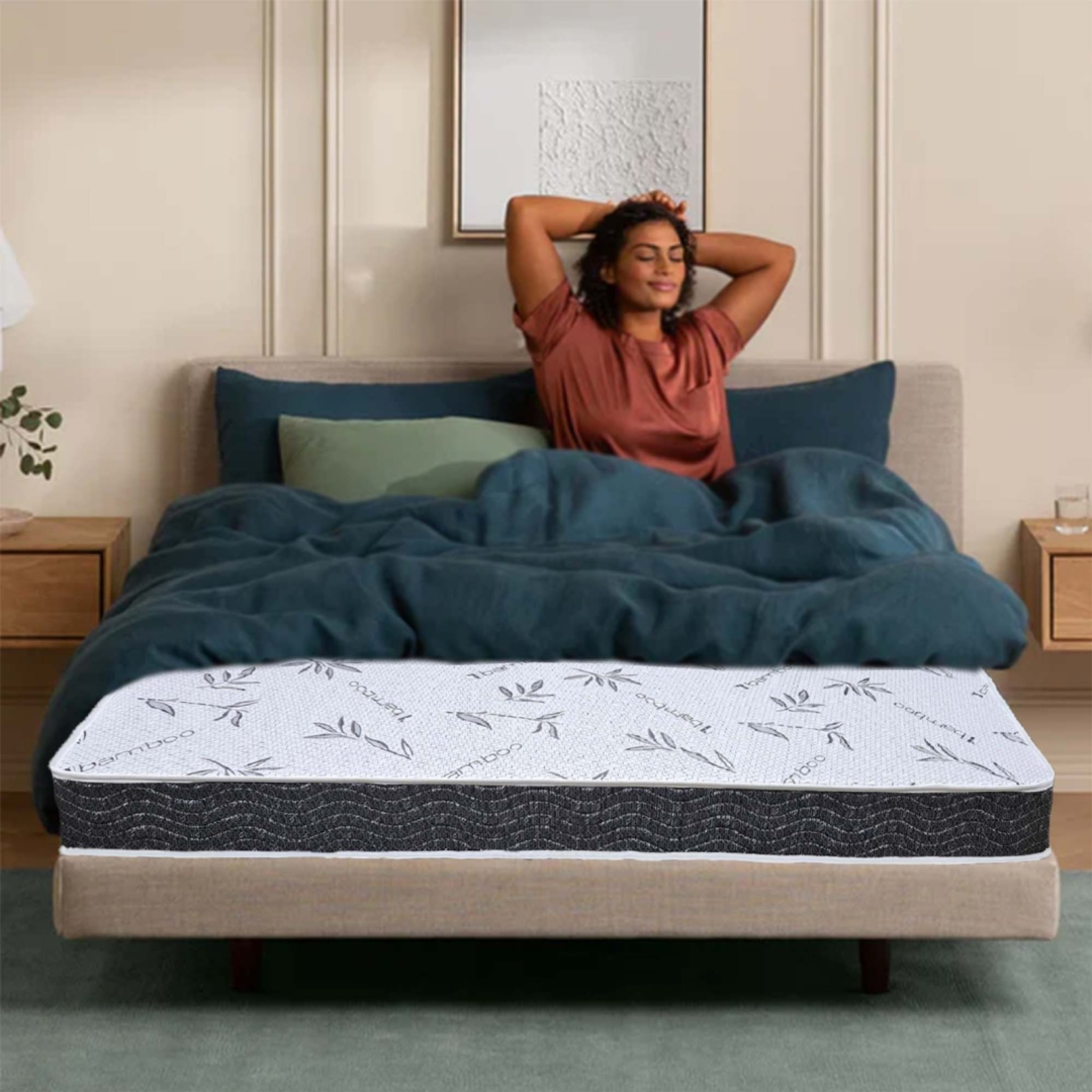 7-Inch Extra Firm Bamboo Foam Mattress – High-Density Support