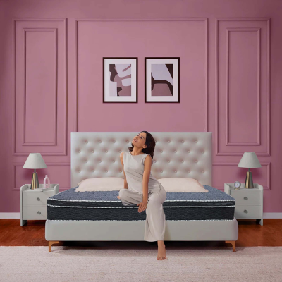 13-Inch Euromatt Pocketcoil Hybrid Mattress – Medium Firm Support