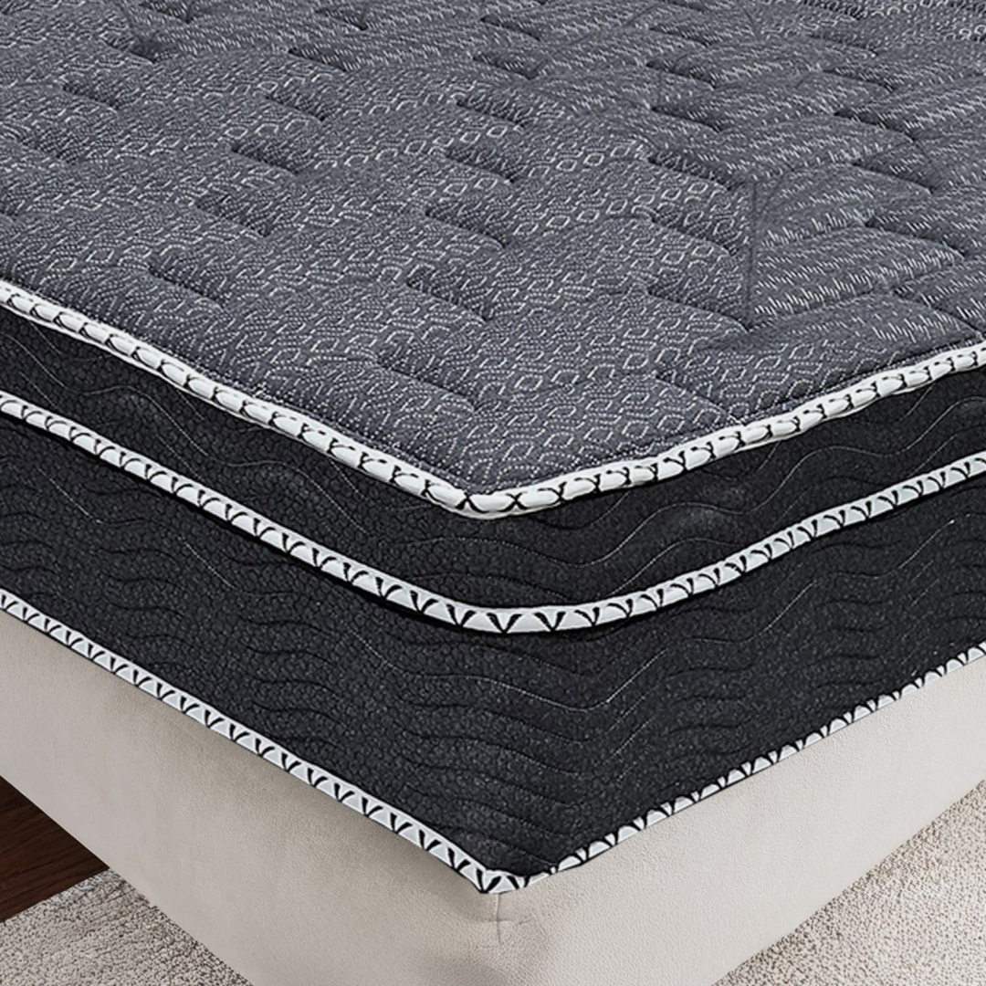 13-Inch Euromatt Pocketcoil Hybrid Mattress – Medium Firm Support - Image 2